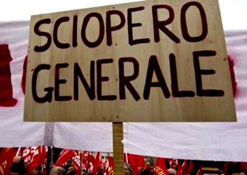 Sciopero generale: il 12 dicembre insieme a Pescara